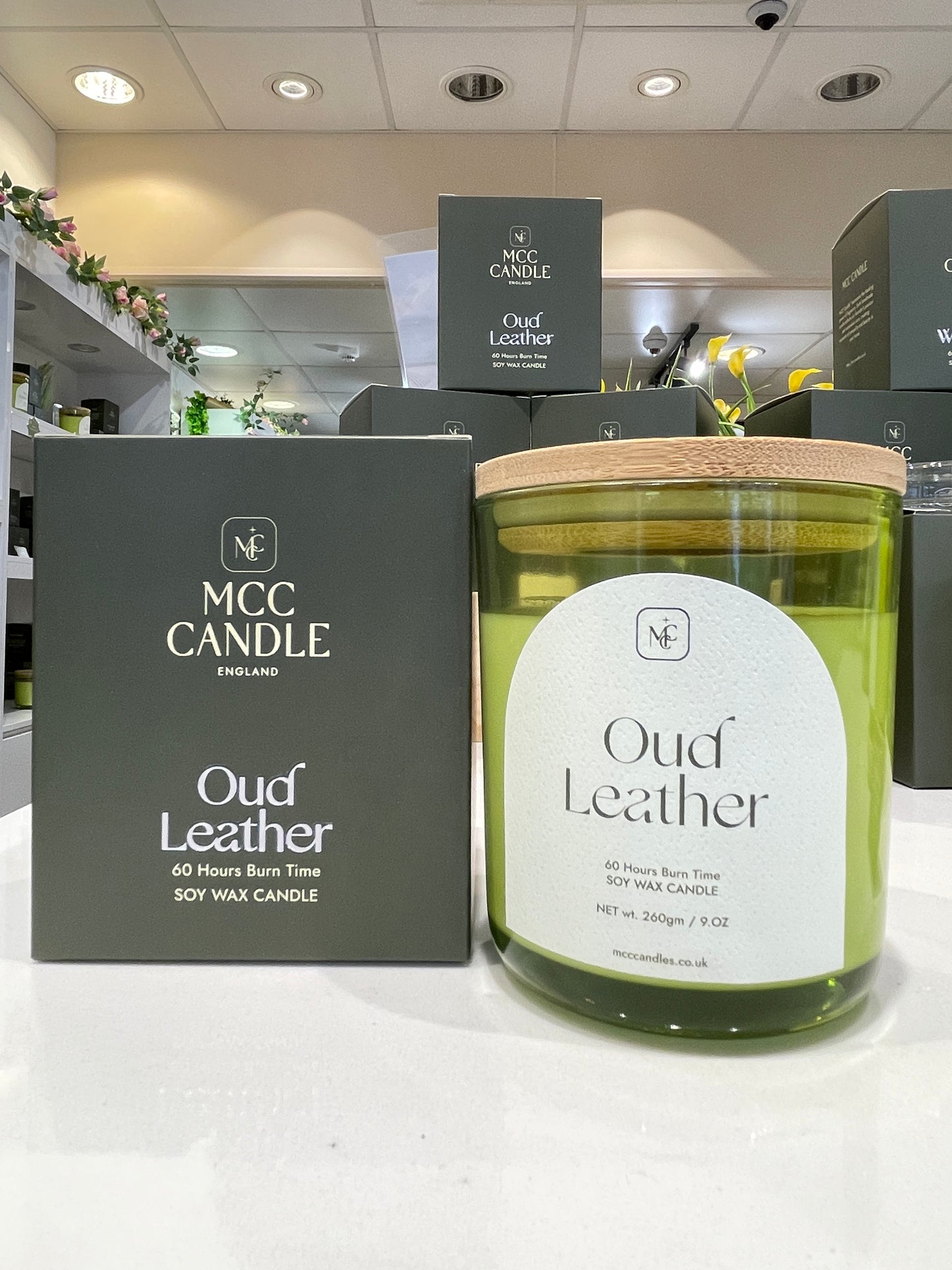 MCC Oud Leather 100% Soy Wax Candle
