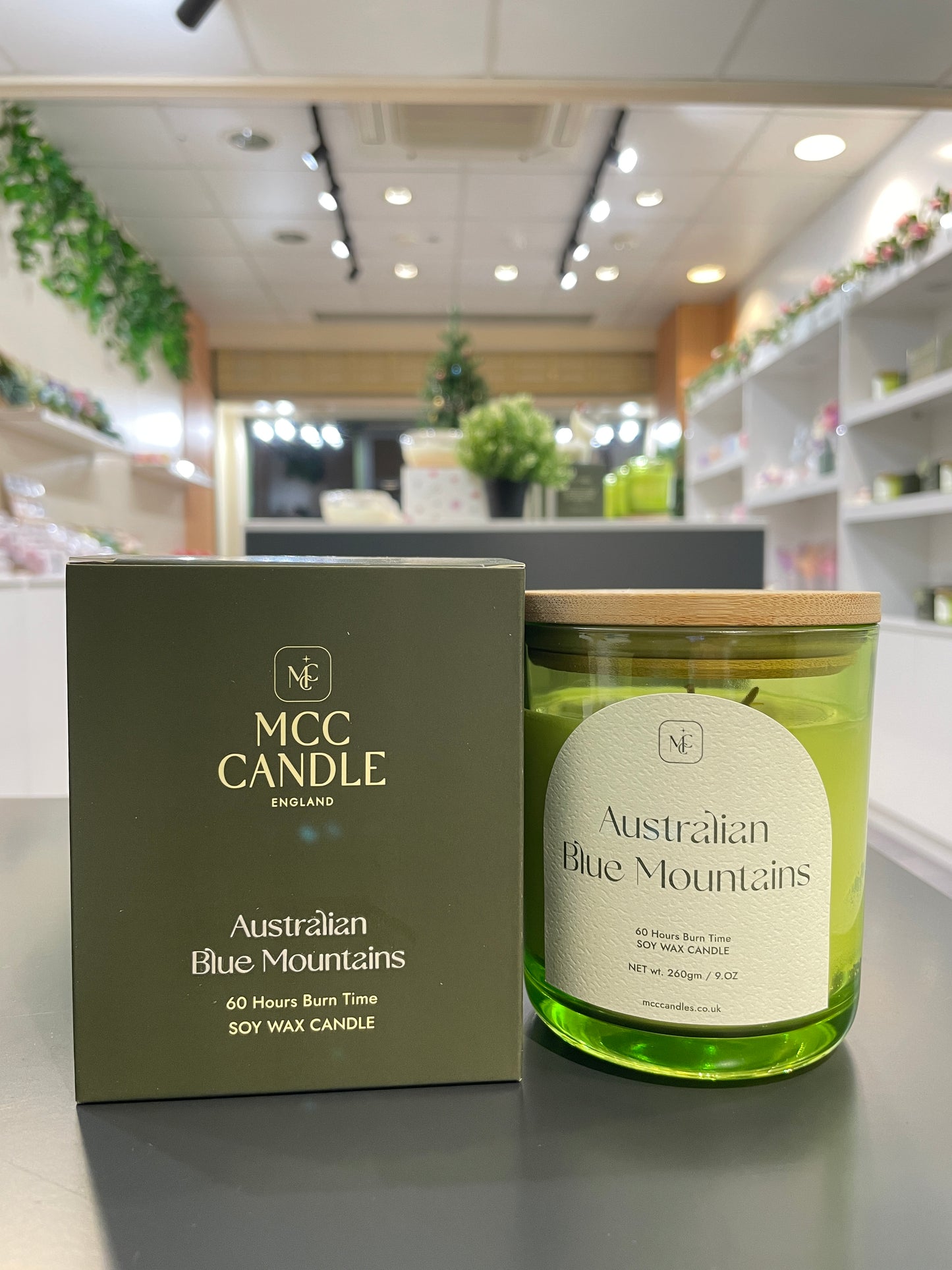 MCC Australian Blue Mountain 100% Soy Wax Candle