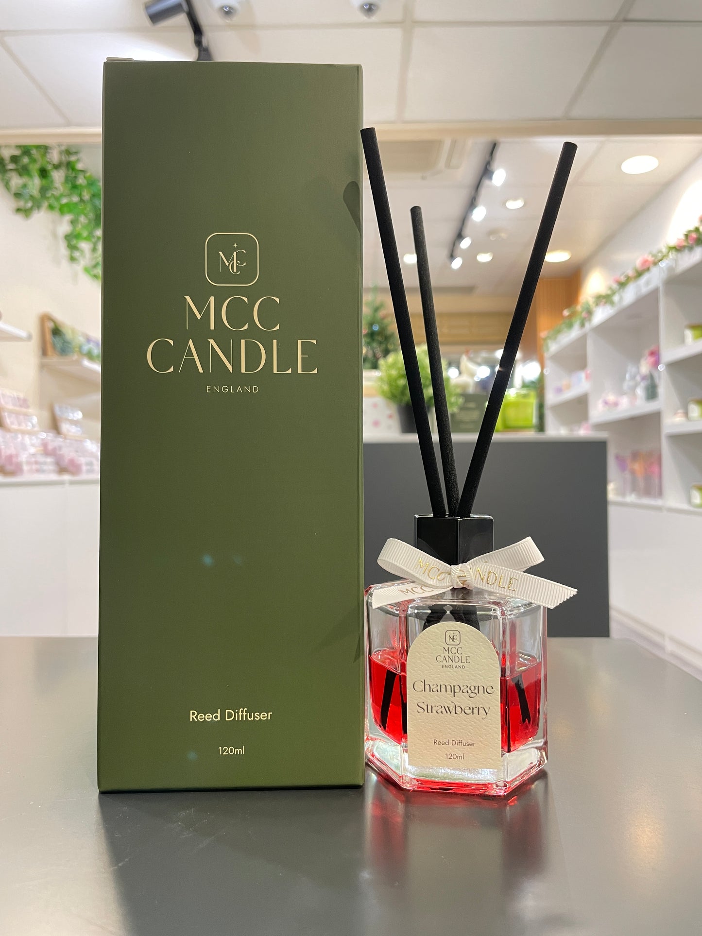 MCC Champagne Strawberry Reed Diffuser