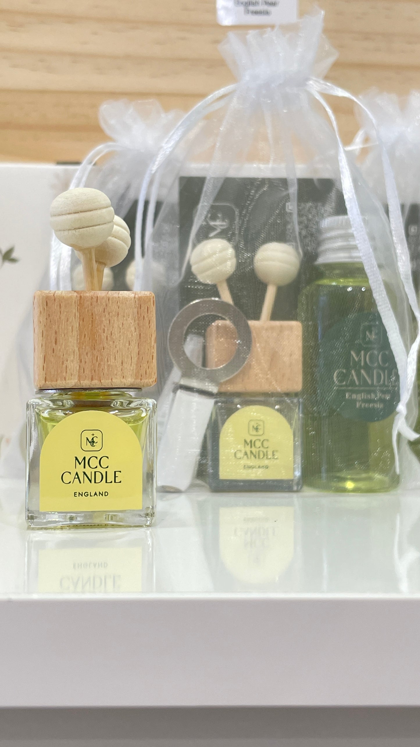 MCC Car Air Freshener Diffusers English Pear Freesia
