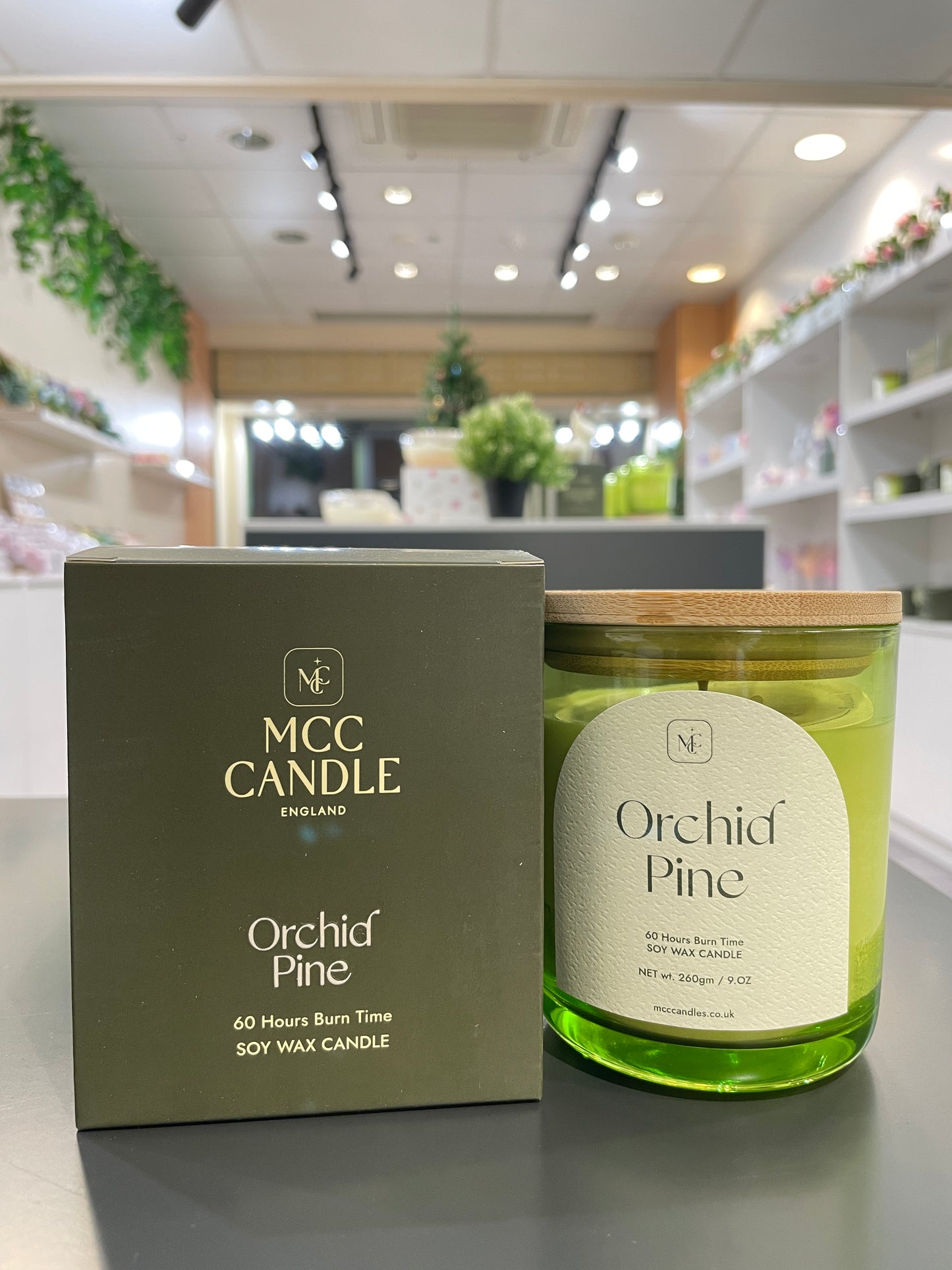 MCC Orchid Pine 100% Soy Wax Candle