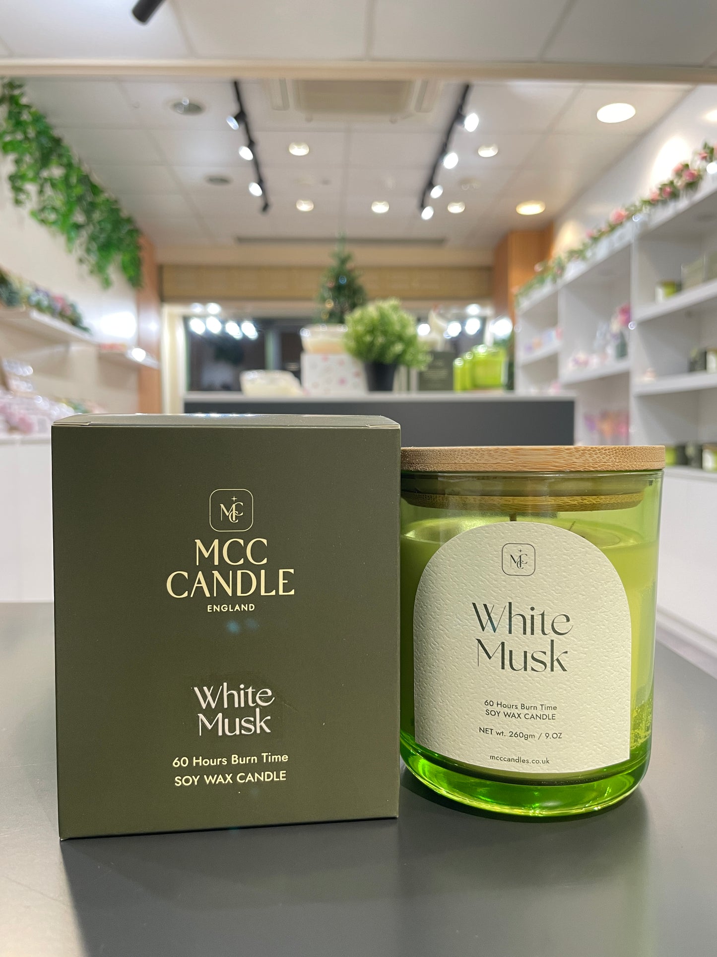 MCC White Musk 100% Soy Wax Candle