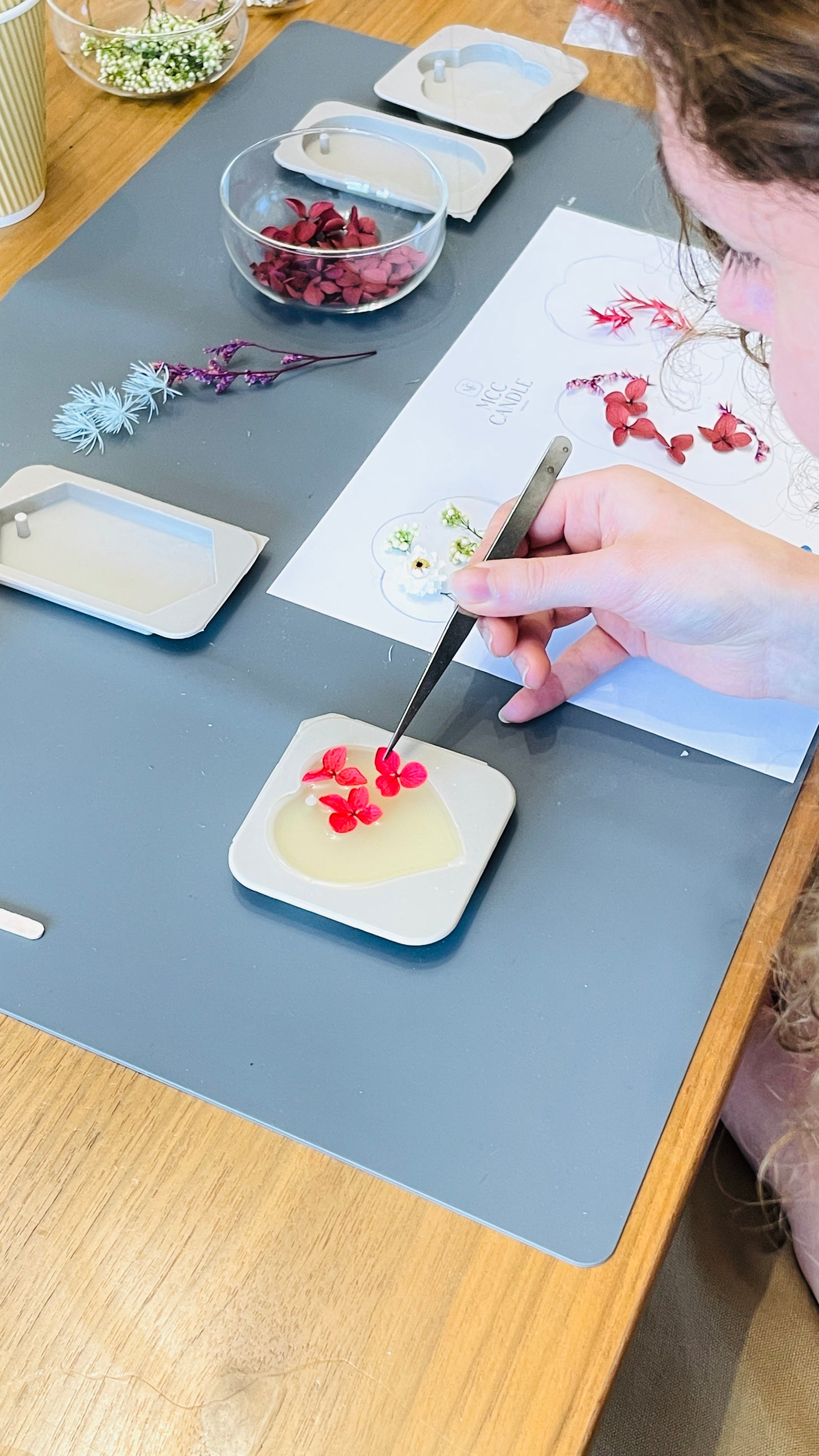 Candle Making Class - Wax Tablet making