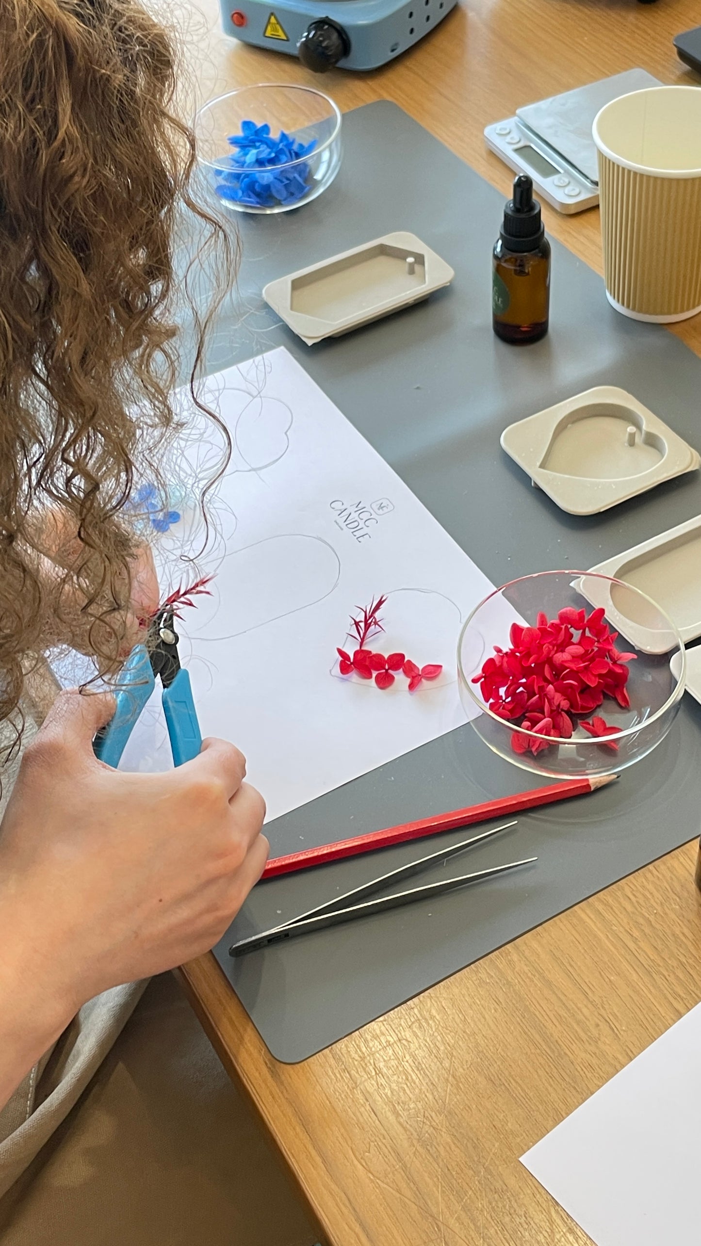 Candle Making Class - Wax Tablet making