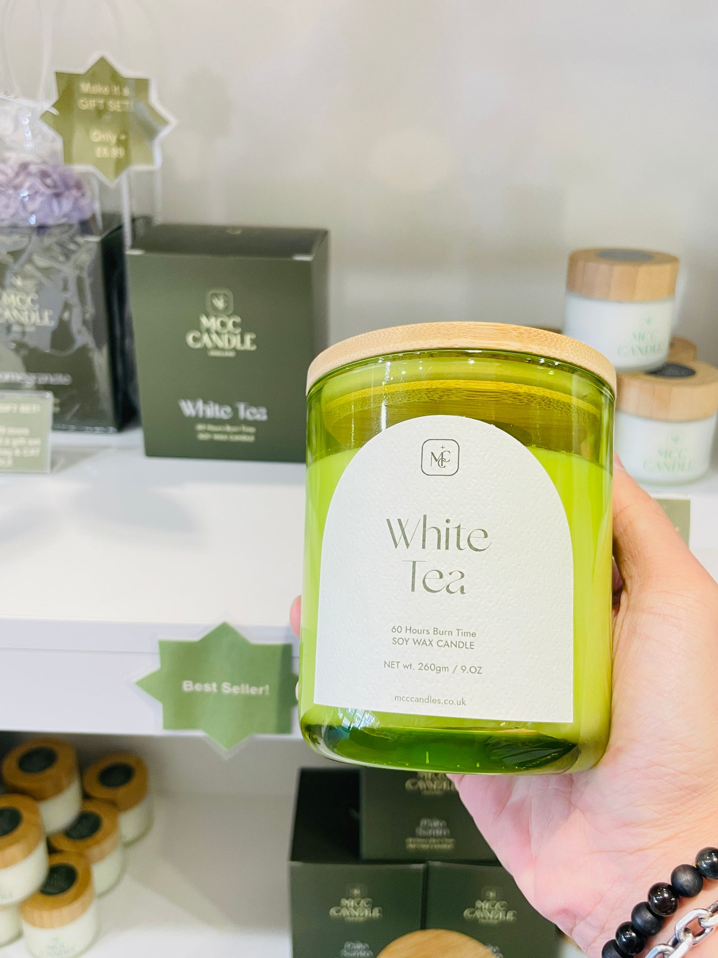 MCC White Tea 100% Soy Wax Candle (Glasgow Hong Kong Market Pre order)
