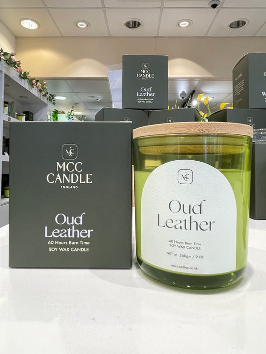 MCC Oud Leather 100% Soy Wax Candle