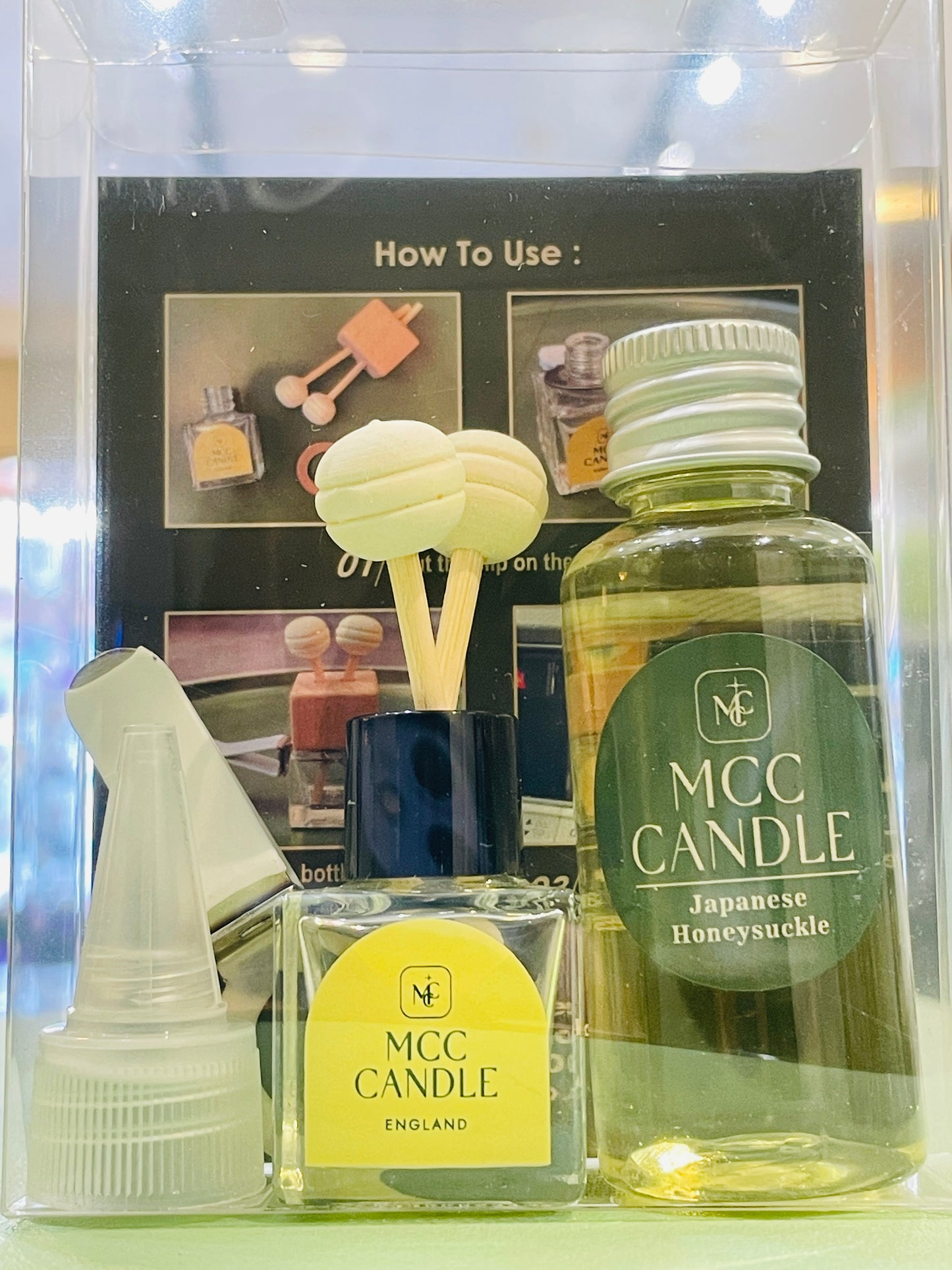 MCC Car Air Freshener Diffusers Japanese Honeysuckle