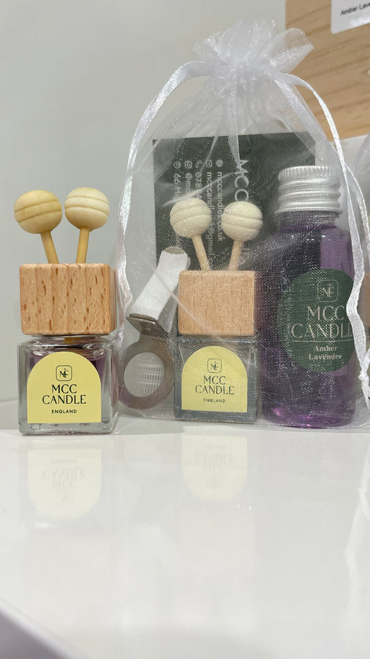 MCC Car Air Freshener Diffusers Amber Lavender