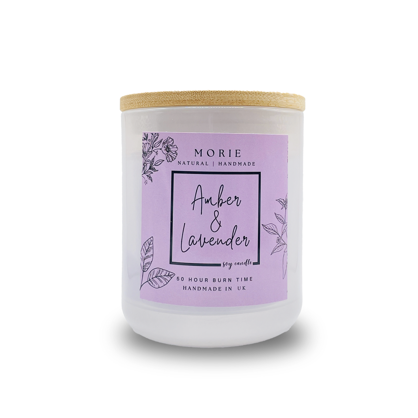 Morie Amber Lavender Soy Candle