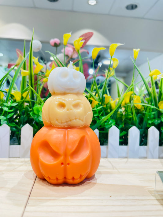 Halloween Naughty Pumpkin Shape Candle
