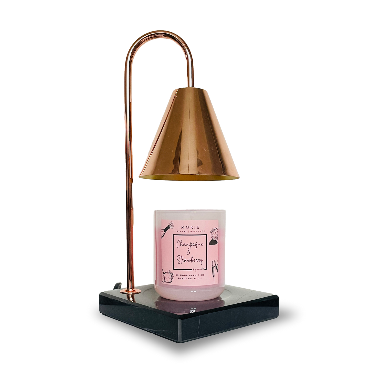 Classic Candle Lamp with Complementary Morie Collection Candle