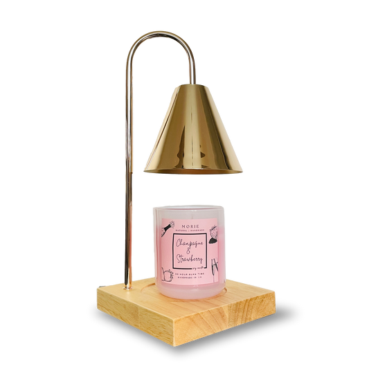 Classic Candle Lamp with Complementary Morie Collection Candle