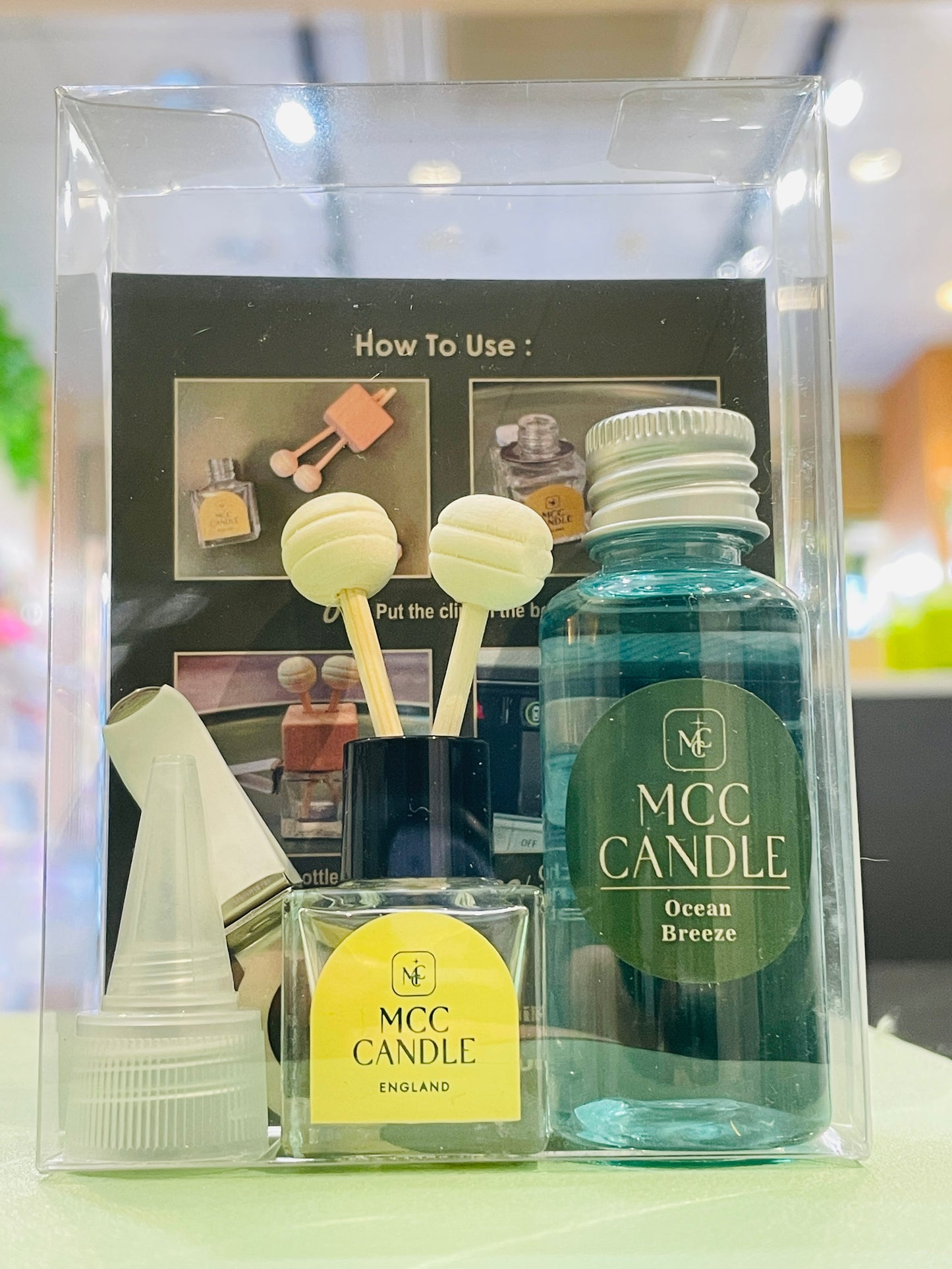 MCC Car Air Freshener Diffusers Ocean Breeze