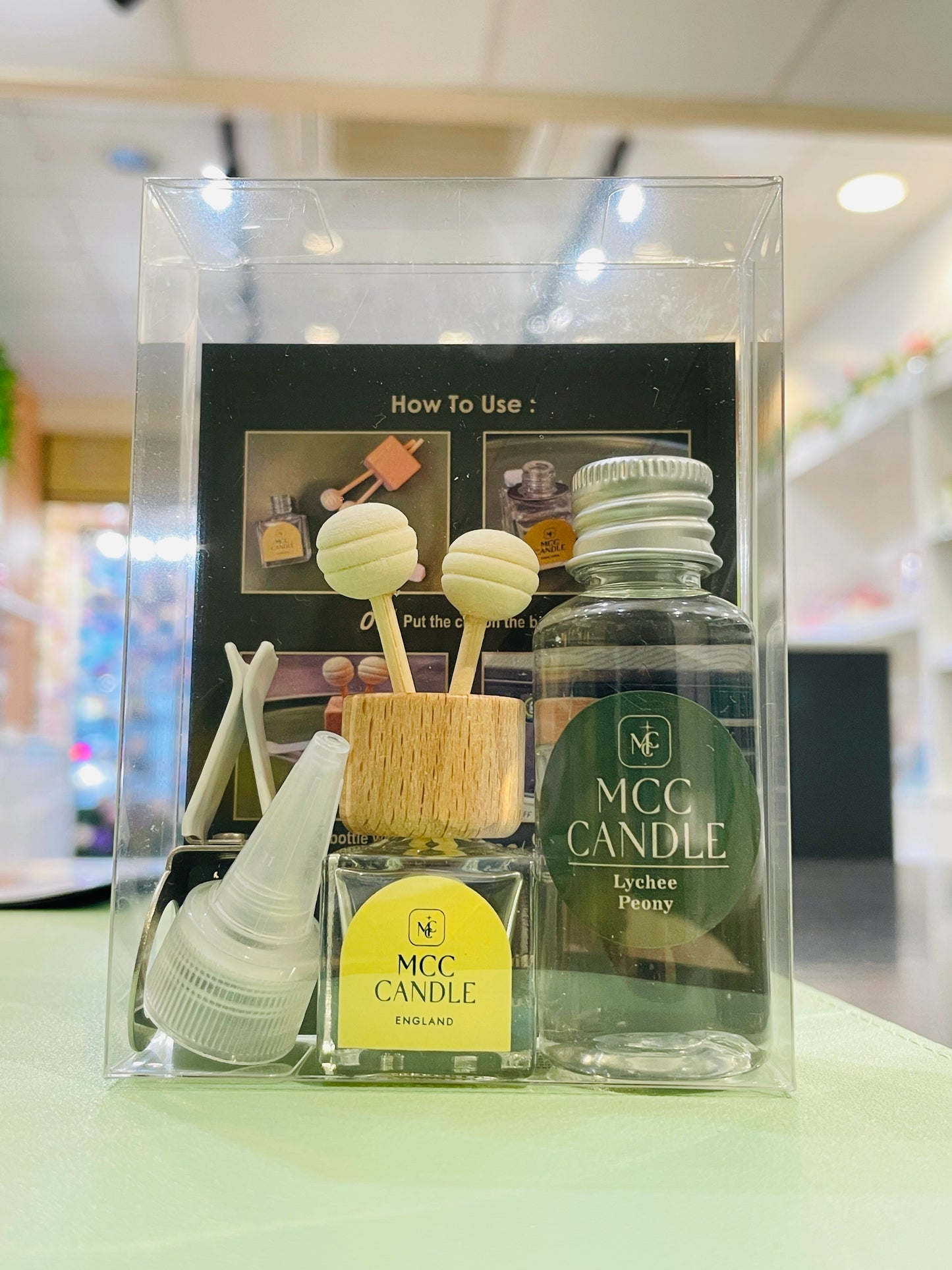 MCC Car Air Freshener Diffusers Lychee Peony