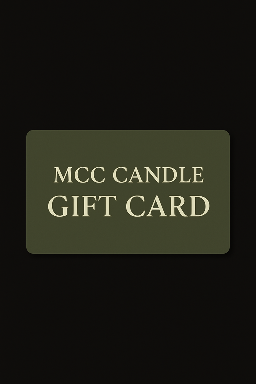 'MCC Candle Gift Card