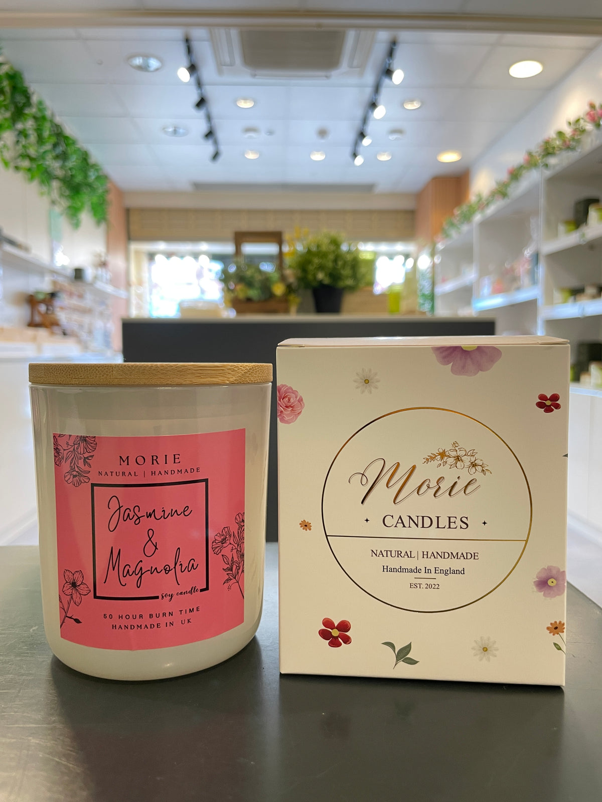 Morie Jasmin Magnolia Soy Candle