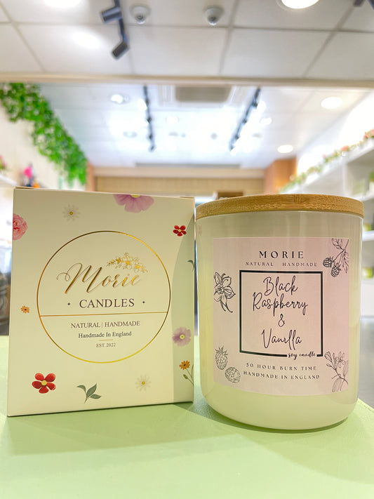 Morie Black Raspberry Vanilla Soy Candle