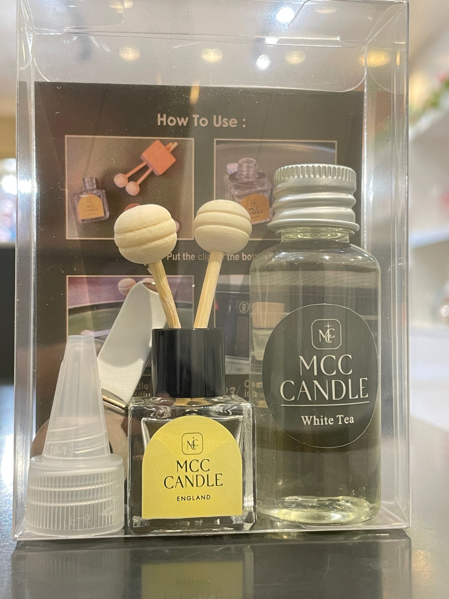 MCC Car Air Freshener Diffusers White Tea