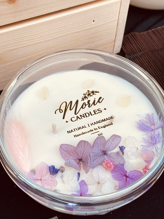 Morie Floral Candle Black Rasberry Vanilla