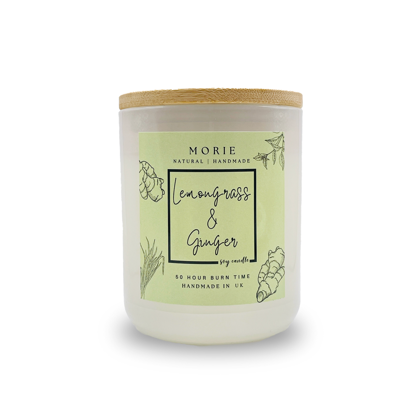 Morie Lemongrass Ginger Soy Candle