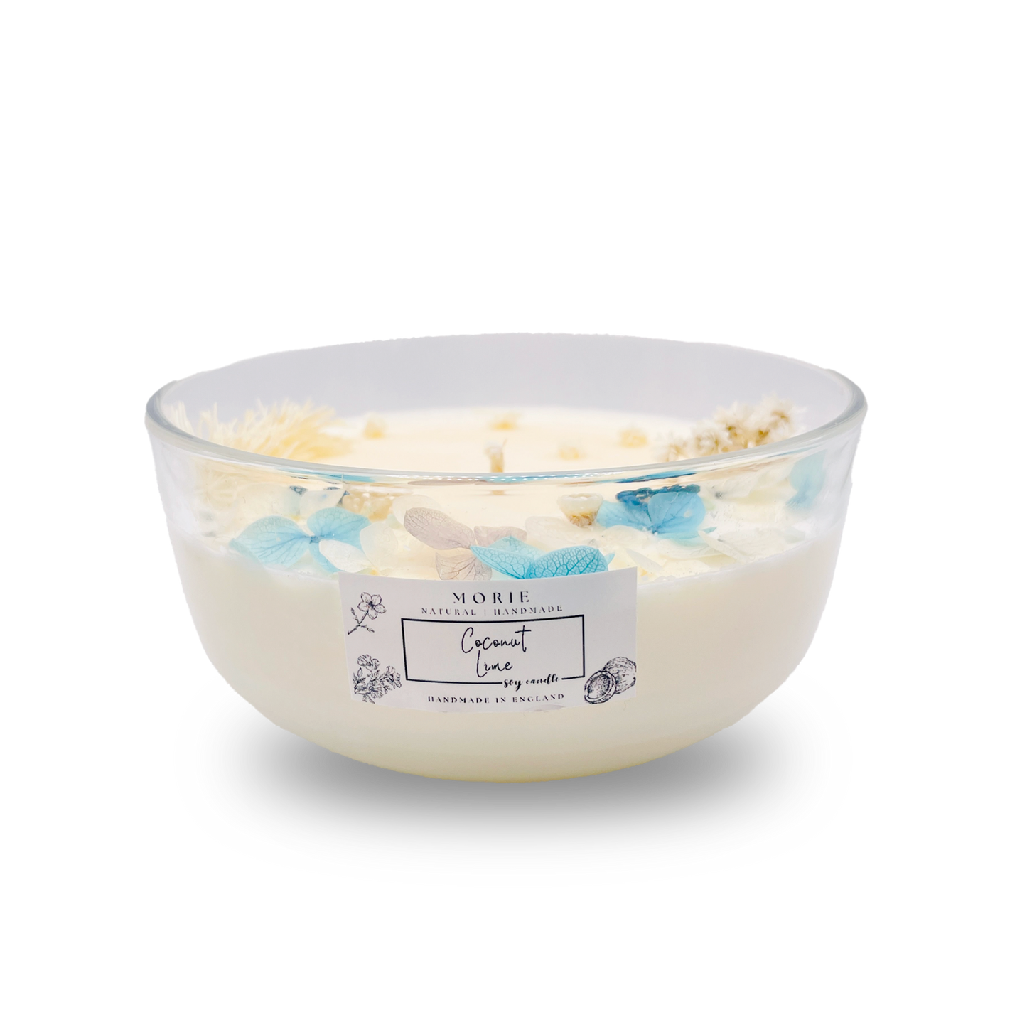 Morie Floral Candle Coconut Lime